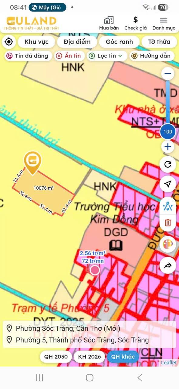 Đất nền Phường Sóc Trăng 36,000m² - Cơ hội đầu tư hấp dẫn!