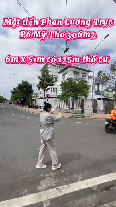 Nhà mặt tiền Phan Lương Trực, Mỹ Tho 306m² giá 5.2 tỷ - Vị trí đắc địa cho kinh doanh!