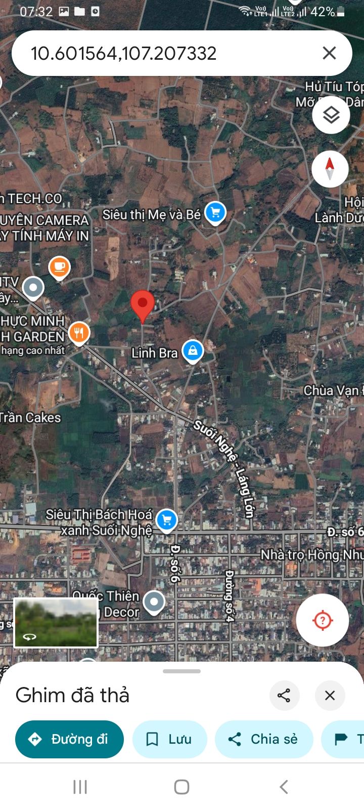 Đất nền Suối Nghệ Châu Đức 1000m² chỉ 1 tỷ - Cơ hội đầu tư hấp dẫn!