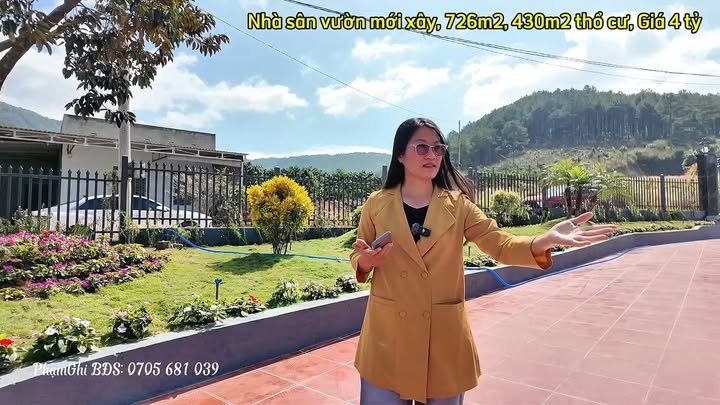 Nhà mới xây Lâm Hà 726m² giá 4 tỷ - Thiết kế hiện đại, vào ở ngay!