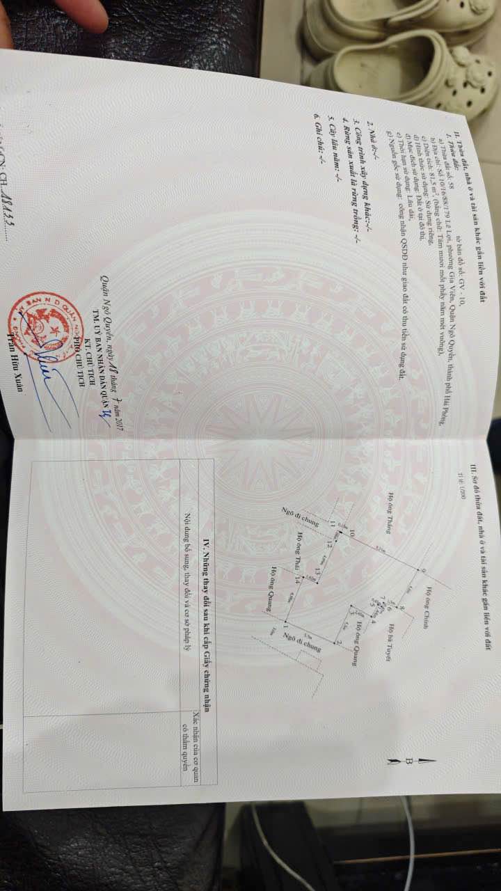 Đất nền Ngõ 179 Lê Lợi, Hải Phòng 81.5m² giá 3.114 tỷ - Đầu tư sinh lời hiếm có!