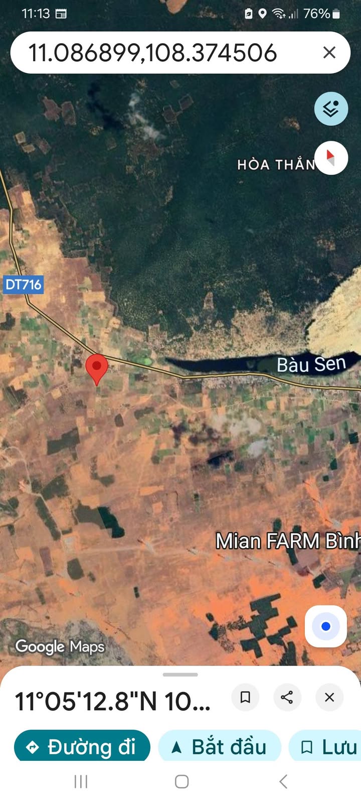 Đất nền 6 sào Hòa Thắng, Bắc Bình giá 2.762 tỷ - Đường ô tô đến nơi!