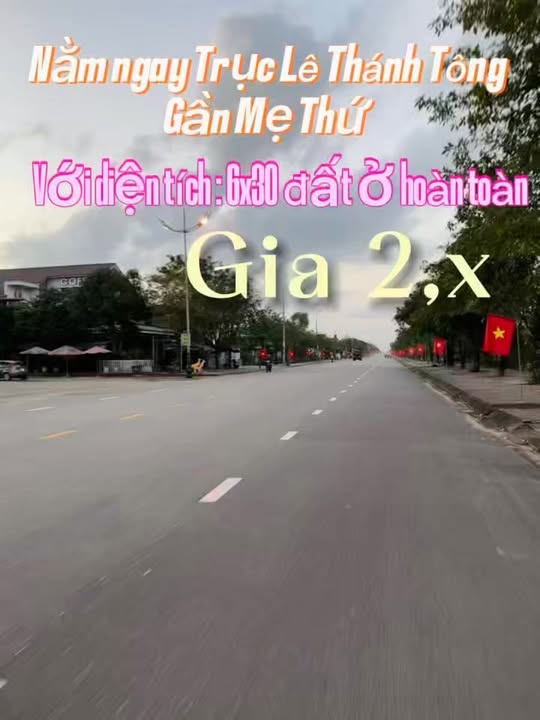 Đất nền mặt tiền đường Lê Thánh Tông, Tam Kỳ, 180m² - Kinh doanh thuận lợi!