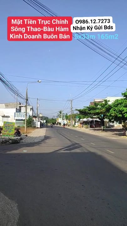 Đất mặt tiền kinh doanh Sông Thao, Bàu Hàm 165m² chỉ 1.25 tỷ - Cơ hội đầu tư hấp dẫn!