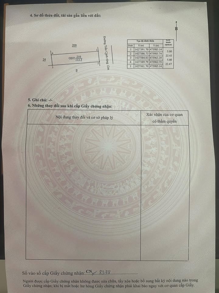 Đất thổ cư mặt tiền đường Trần Cảnh, An Lạc, Buôn Hồ 115m² - Cơ hội đầu tư hấp dẫn!