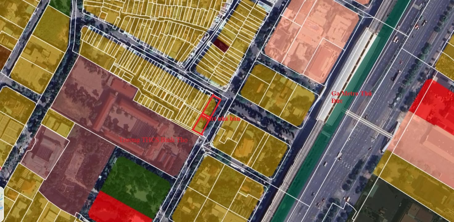 Bán gấp FrontHouse 2 mặt tiền Đường Thống Nhất, Bình Thọ, Thủ Đức 280m² - Vị trí trung tâm thuận lợi!