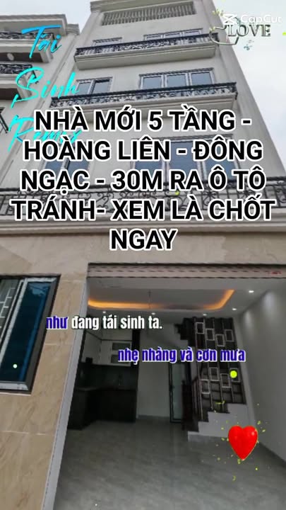 Nhà 5 tầng Hoàng Liên, Đông Ngạc 30m² giá 5.68 tỷ - Đầu tư sinh lời cao!