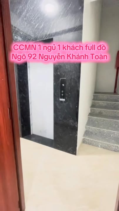 Chung cư mini 1 ngủ tại ngõ 92 Nguyễn Khánh Toàn giá 7 triệu - Full nội thất, sẵn sàng ở ngay!