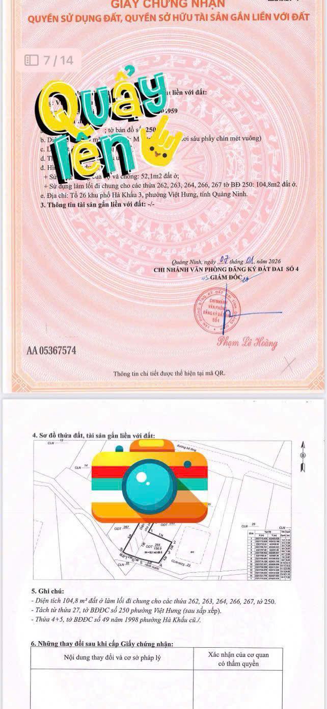 Đất nền Việt Hưng Hạ Long 52m² giá 1 tỷ - Cơ hội đầu tư không thể bỏ lỡ!