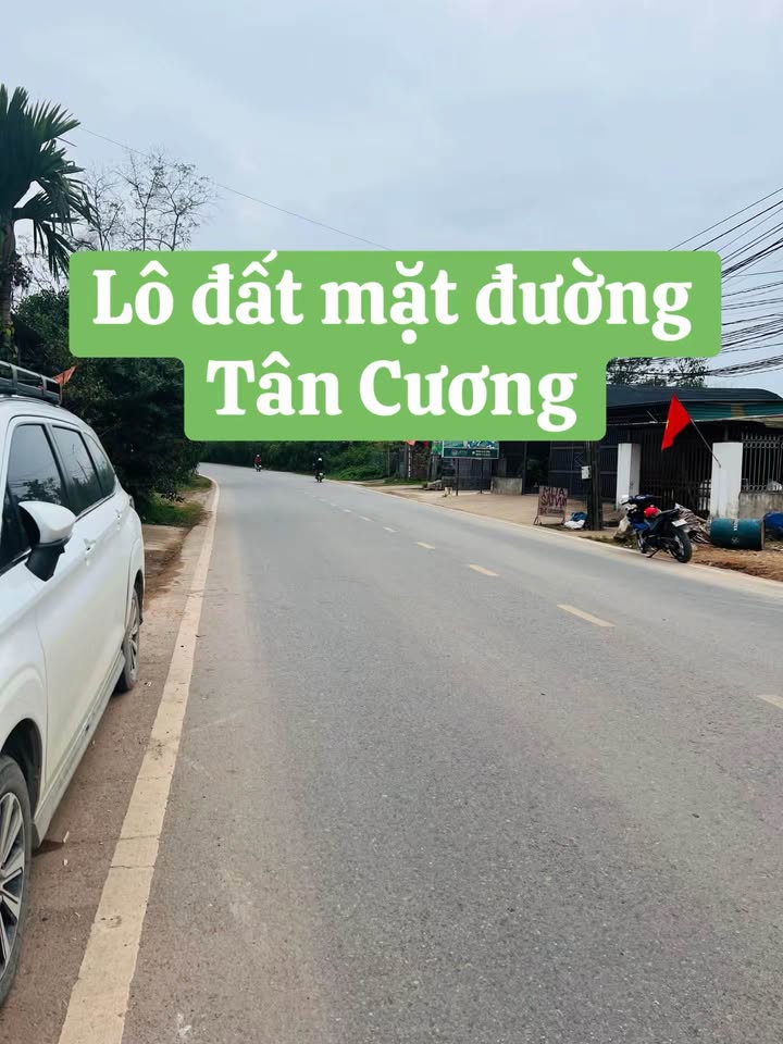 Đất mặt tiền đường Tân Cương Thái Nguyên 150m² giá 2 tỷ - Đầu tư sinh lời!