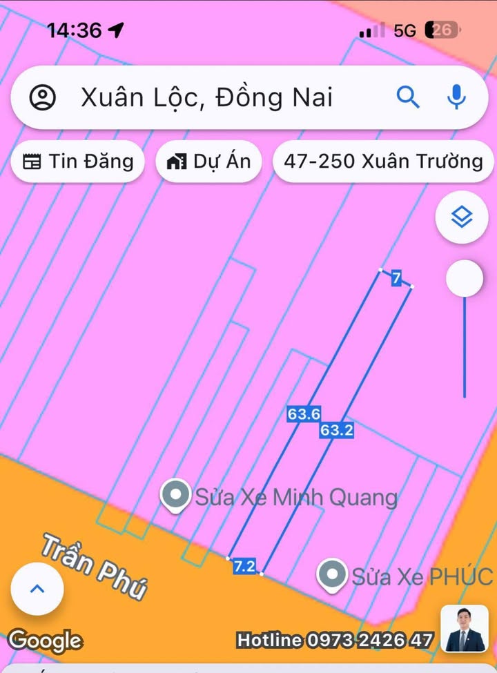 Nhà Trần Phú, Gia Ray, Xuân Lộc 441m² giá 7 tỷ - Đầu tư sinh lời hấp dẫn!