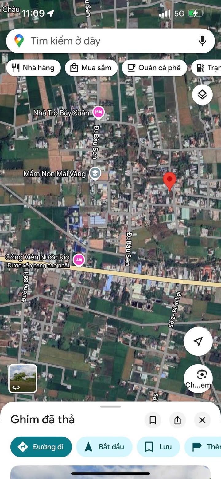 Bán lô đất Hòa Khánh Đông, Đức Hòa 125m² giá 1.08 tỷ - Sổ hồng riêng, thổ cư 100%