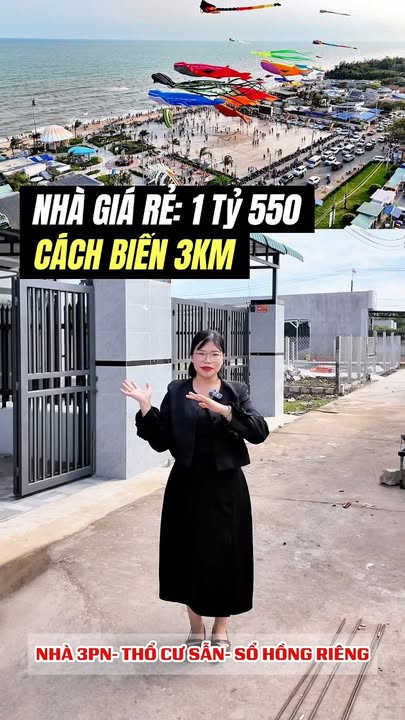 Nhà bán Phước Hải 126m² giá 1.55 tỷ - Chính chủ, gần biển