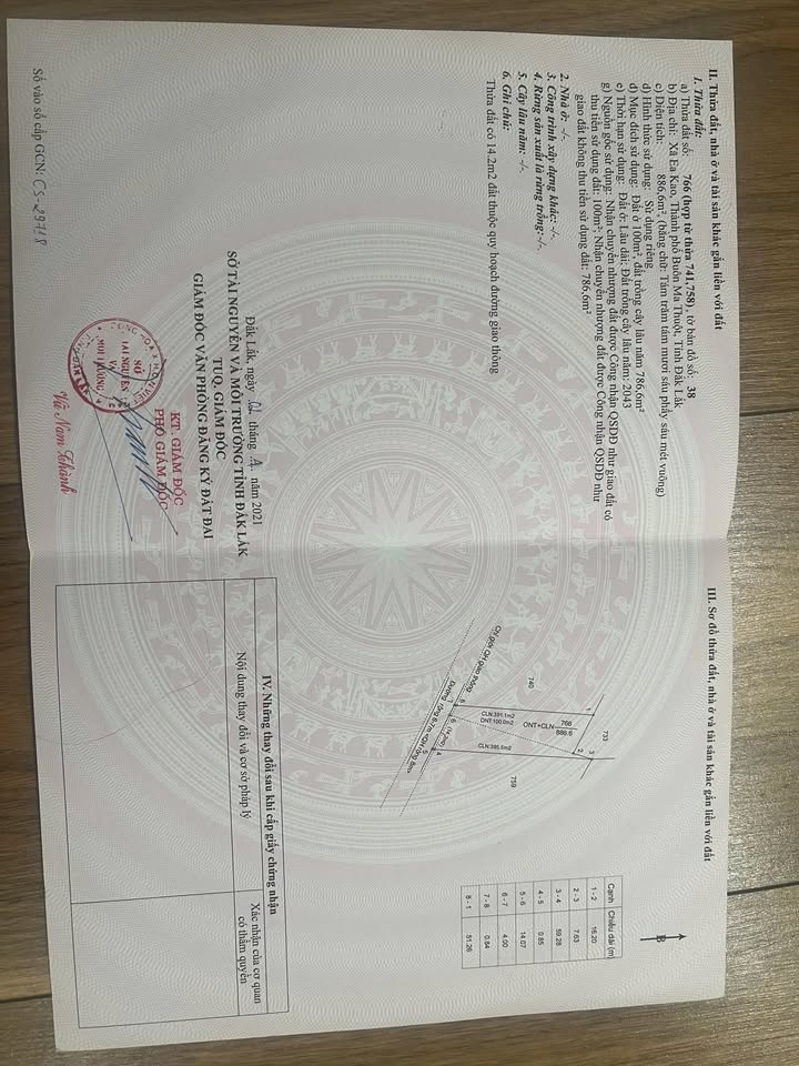 Đất nền Eakao Buôn Ma Thuột 936m² giá 2.34 tỷ - Đầu tư sinh lời lý tưởng!