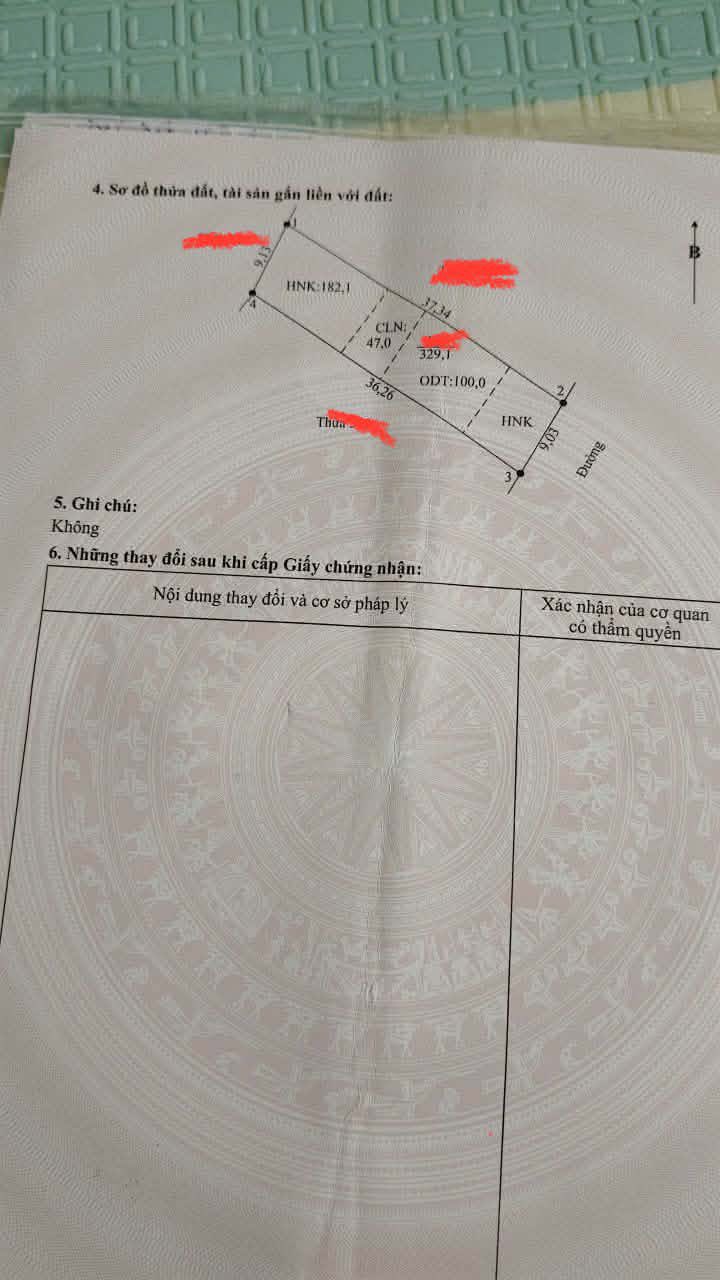 Đất thổ cư thôn 5 Đông Sơn 326m² giá 1.9 tỷ - Tiềm năng phát triển lớn!
