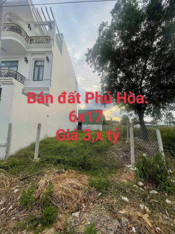 Lô đất Phú Hòa Thủ Dầu Một 102m² giá 3 tỷ - Đường nhựa 10m thông thoáng!