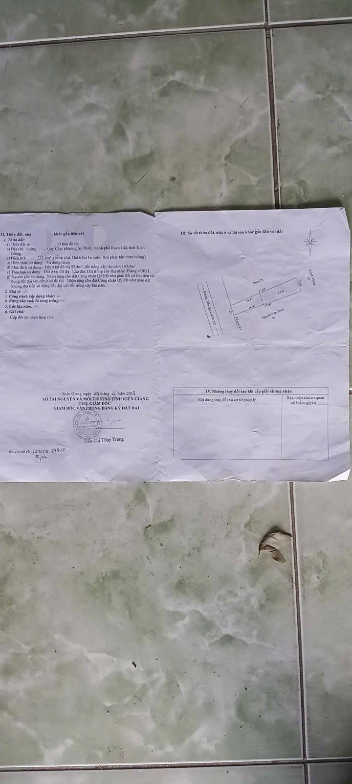 Đất mặt tiền đường Trần Quý Cáp, An Bình 236m² giá 1.65 tỷ - Đầu tư lý tưởng!