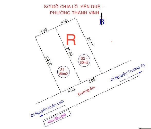 Đất nền Đông Vĩnh 80m² - Hướng Đông Nam, Đường thông rộng, Giá thỏa thuận!