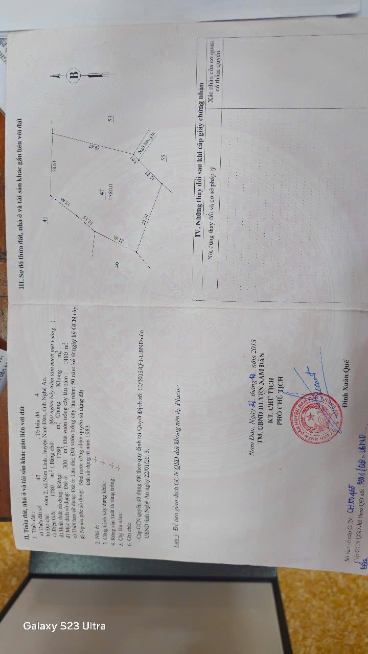 Đất nền 1780m² Nam Lĩnh, Nam Đàn - Tiềm năng đầu tư hấp dẫn!