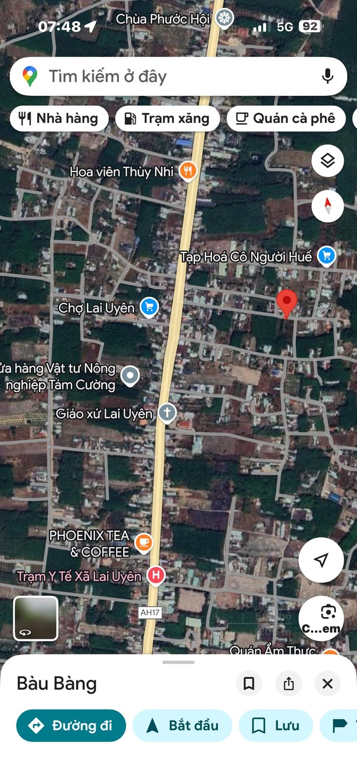 Đất thổ cư Lai Uyên 156m² giá 899 triệu - Vị trí đẹp gần chợ