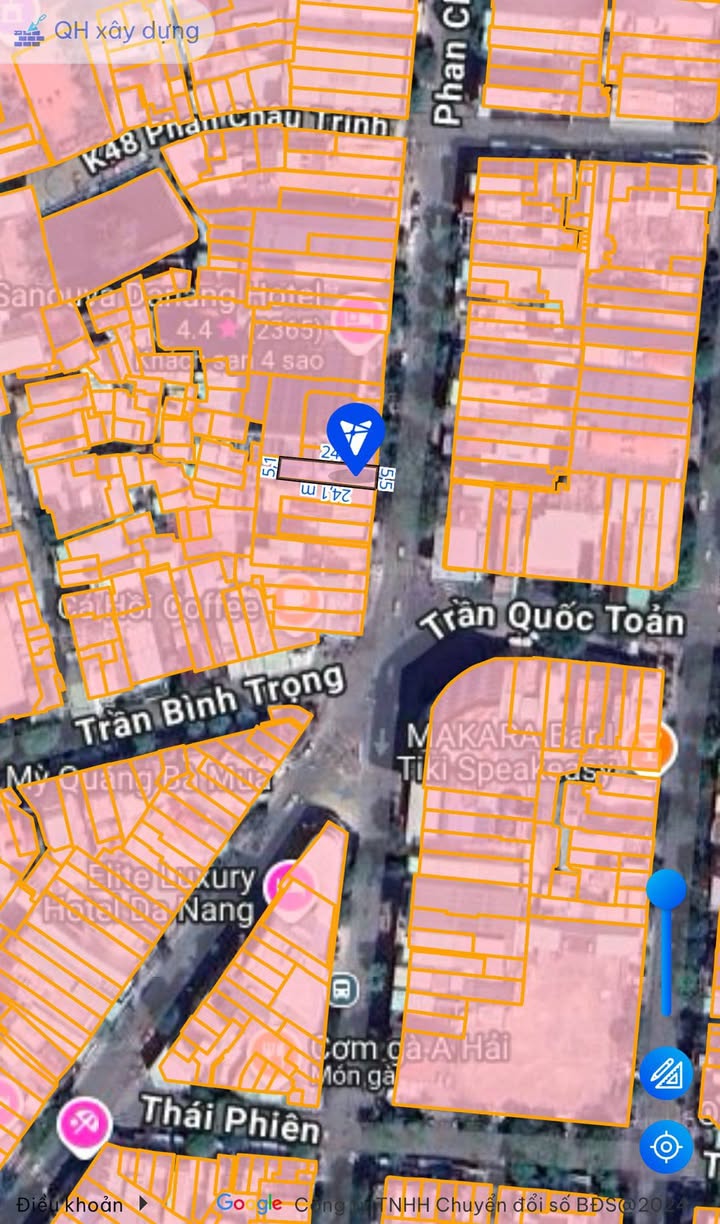 Đất mặt tiền Phan Châu Trinh, Đà Nẵng, 126.7m² - Vị trí đắc địa, giá tốt