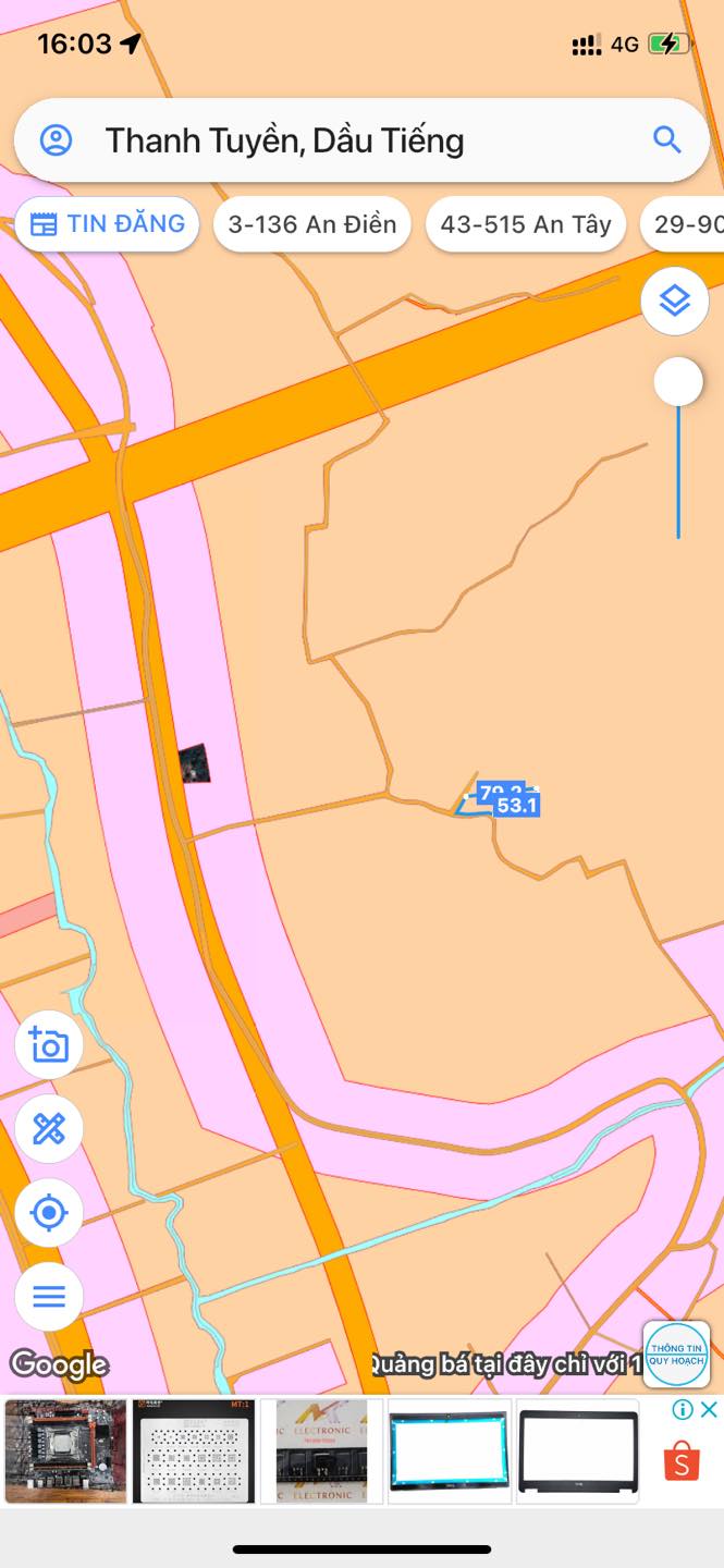 Đất vườn 1.515m² tại xã Thanh Tuyền, Dầu Tiếng - Đầu tư sinh lời tốt!