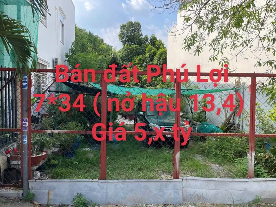 Đất nền Phú Lợi Thủ Dầu Một 333m² giá 5 tỷ - Hẻm ô tô 3.5m, cơ hội đầu tư hấp dẫn!