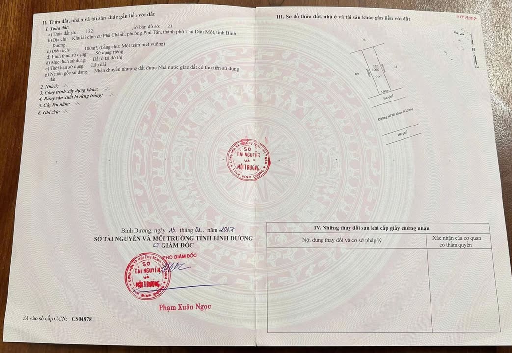 Đất nền Phú Tân - Thủ Dầu Một 100m² giá 2.75 tỷ - Đầu tư sinh lời ngay!