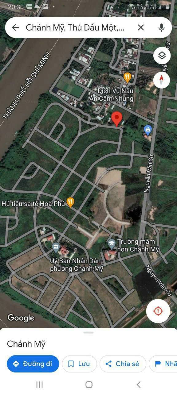 Đất thổ cư Chánh Mỹ, Thủ Dầu Một 500m² giá 7 tỷ - Vị trí đắc địa sát khu HUD