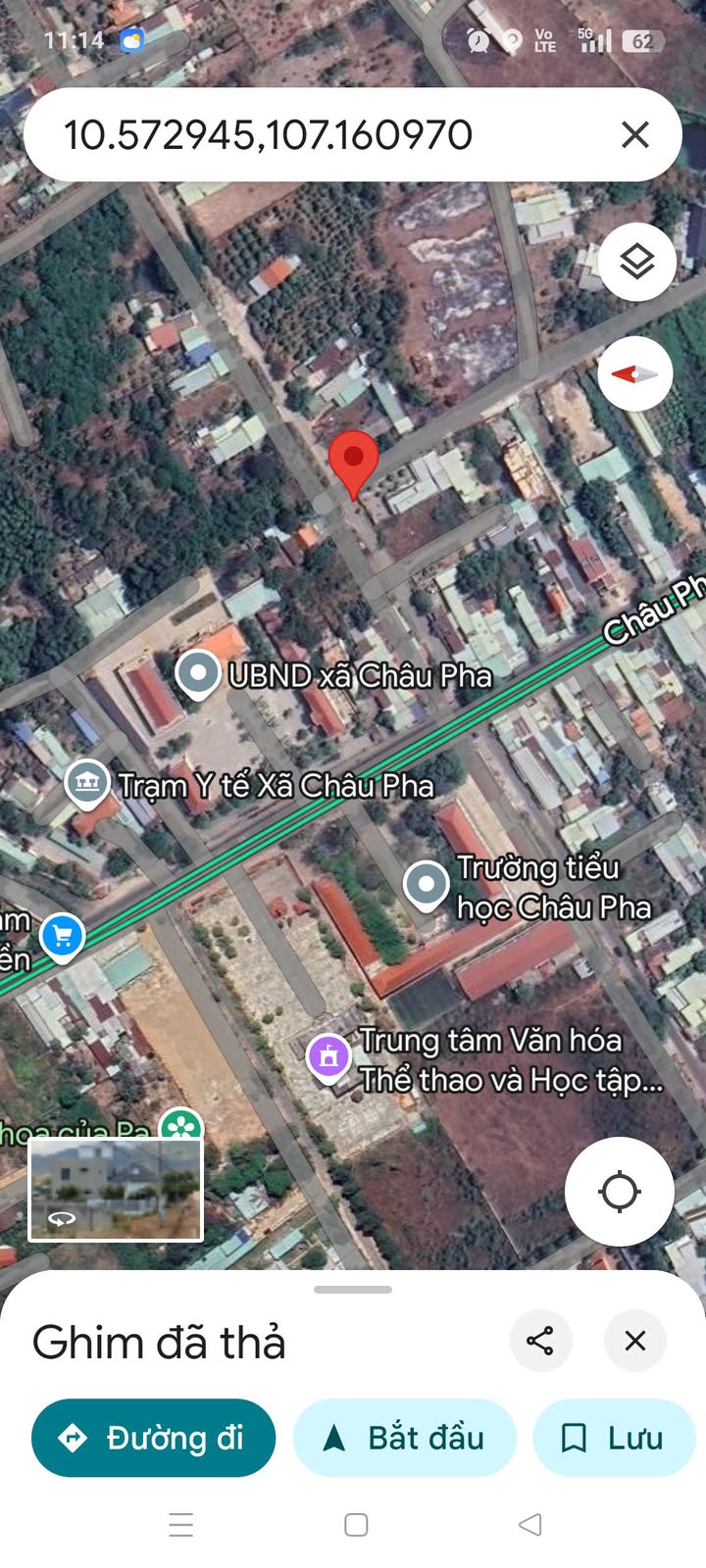 Đất nền góc 2 mặt tiền Châu Pha, Phú Mỹ 266m² giá 2.6 tỷ - Đầu tư sinh lời cao!