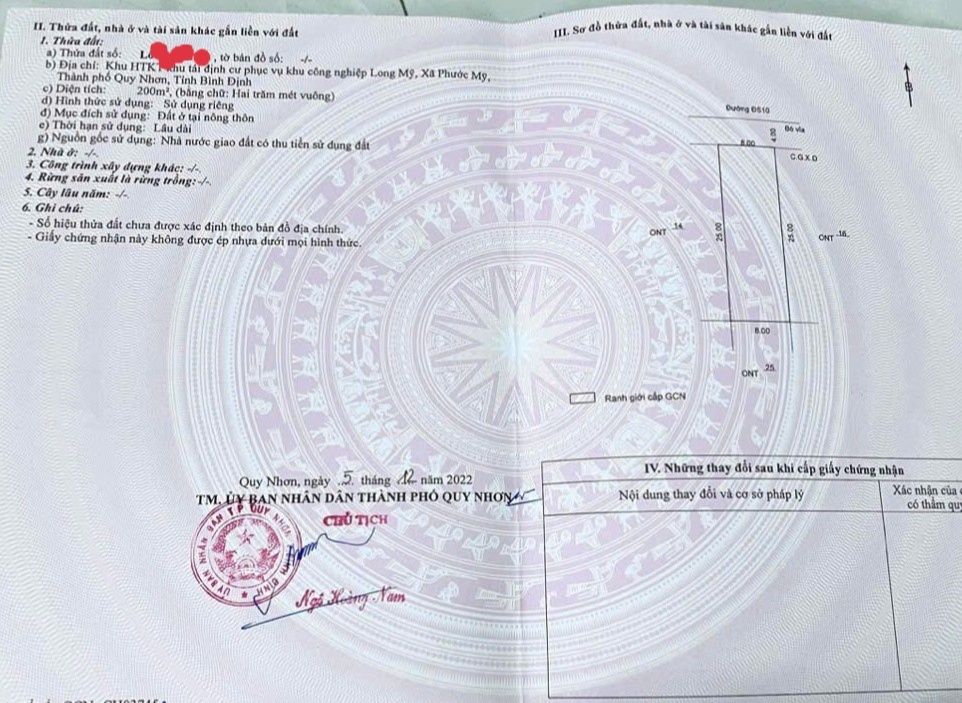 Đất nền TĐC Phước Mỹ, Quy Nhơn 200m² giá 8 tỷ - Đầu tư sinh lời ngay!