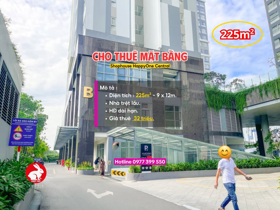 Shophouse cho thuê tại Happy One Central, Bình Dương 225m² - Vị trí đắc địa, sẵn sàng kinh doanh!