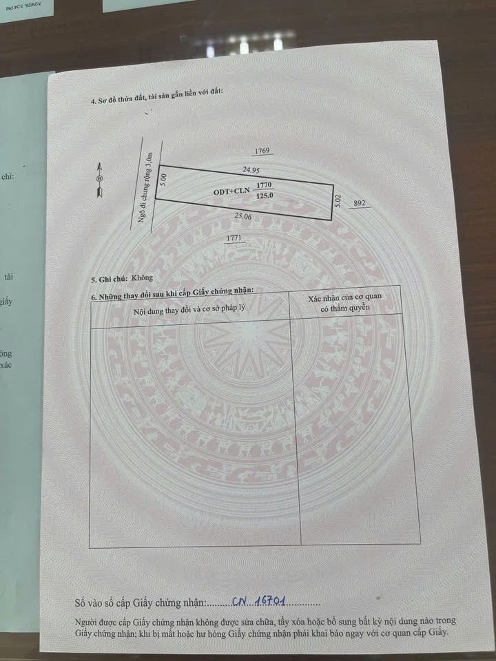 Đất nền 125m² mặt tiền đường Chiến Thắng - Giá chỉ 850 triệu, cơ hội đầu tư hấp dẫn!