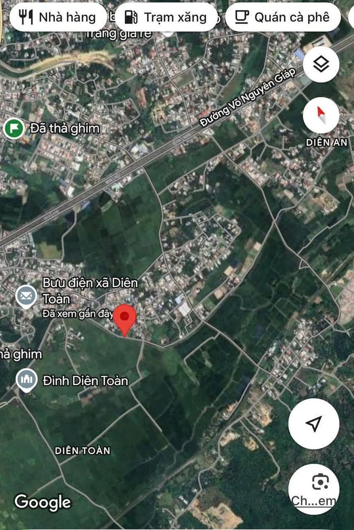 Đất thổ cư Diên Toàn 500m² giá chỉ 4.25 tỷ - Mặt tiền rộng, vị trí đắc địa!