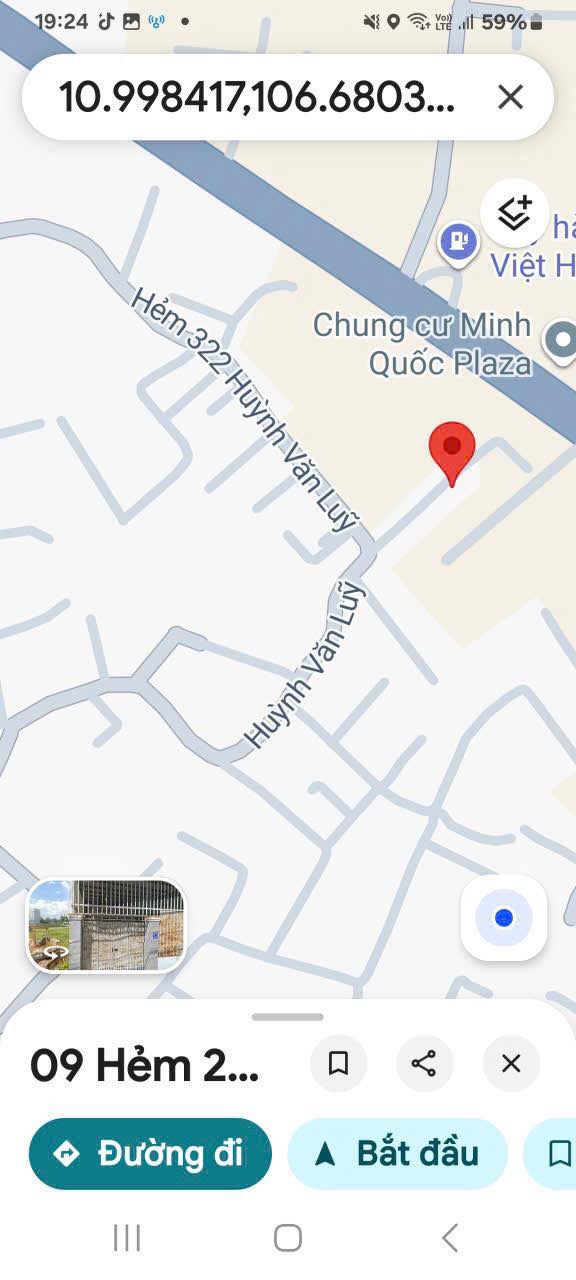 Đất thổ cư 100% tại hẻm 322 Phú Lợi 100.4m² giá chỉ 2.4 tỷ - Cơ hội đầu tư tuyệt vời!