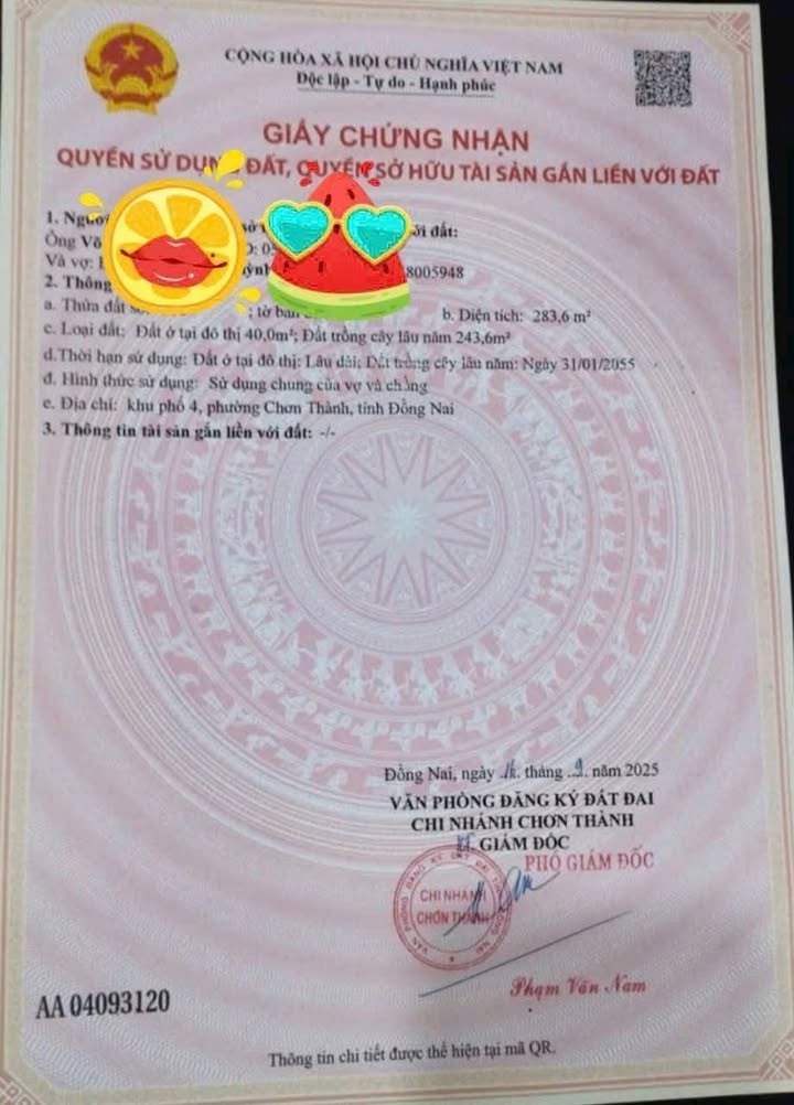 Đất nền Hưng Long Chơn Thành 285m² giá 500 triệu - Cơ hội đầu tư không thể bỏ lỡ!