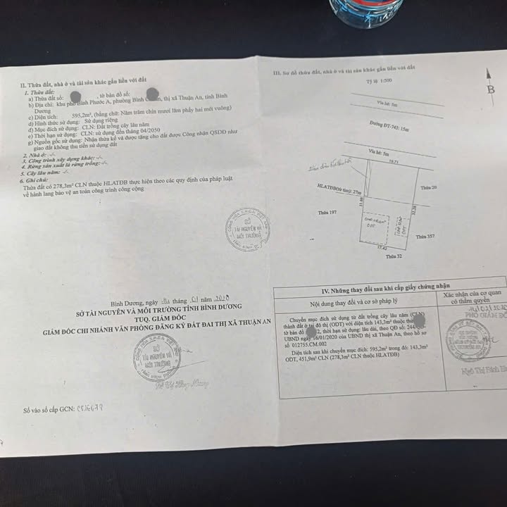 Đất mặt tiền DT: 743m² tại Bình Chuẩn - Giá chỉ 17 tỷ, thương lượng hợp lý!