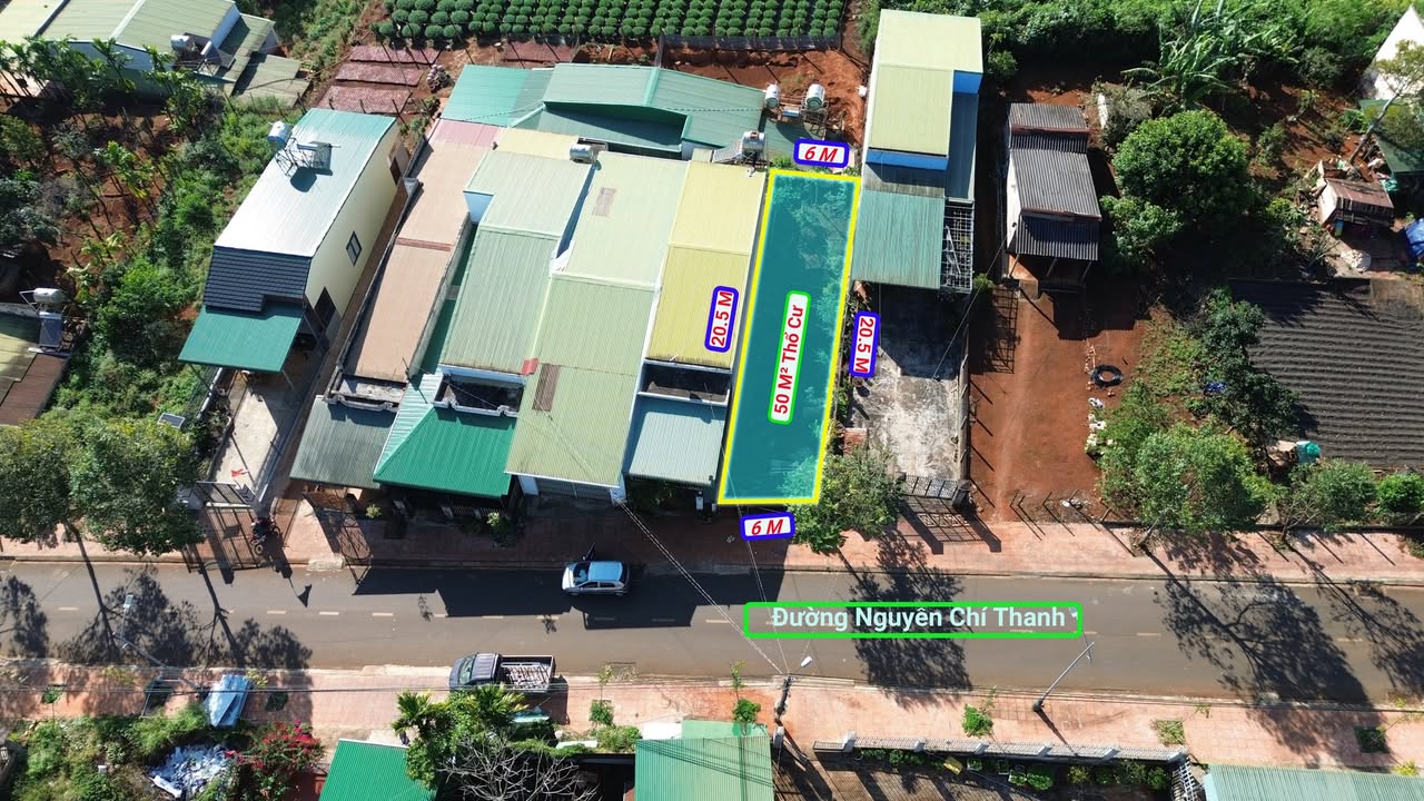 Đất mặt tiền Nguyễn Chí Thanh, Buôn Ma Thuột 123m² giá 2 tỷ - Cơ hội đầu tư tuyệt vời!