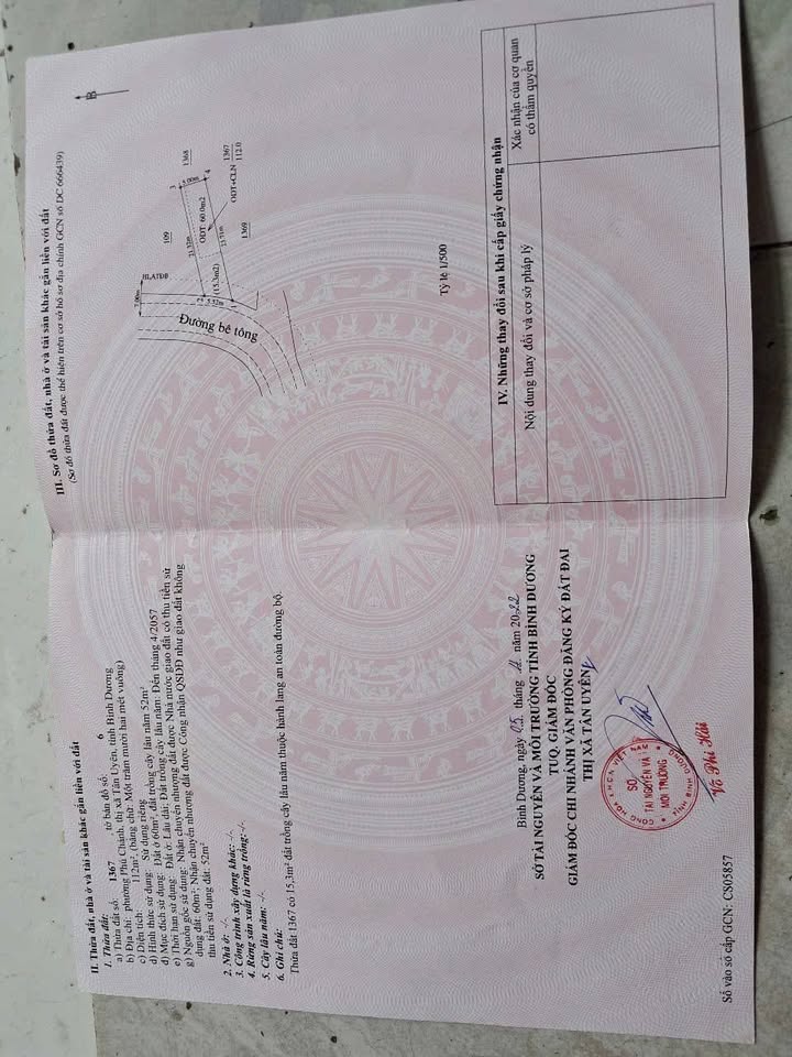 Đất thổ cư Phú Chánh Tân Uyên 112m² giá 1.7 tỷ - Đầu tư sinh lời ngay!