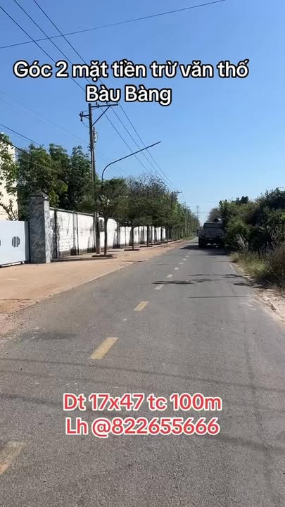 Đất nền ấp 3, xã Trừ Văn Thố, Bàu Bàng 799m² - Mặt tiền kinh doanh đắc địa