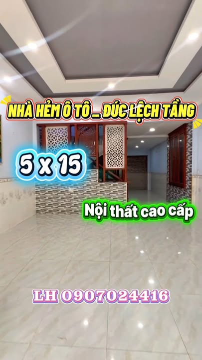 Nhà Đúc Lệch Tầng Tân Vĩnh Lộc 75m² - Bán Gấp, Hẻm Ô Tô Đường Võ Văn Vân!