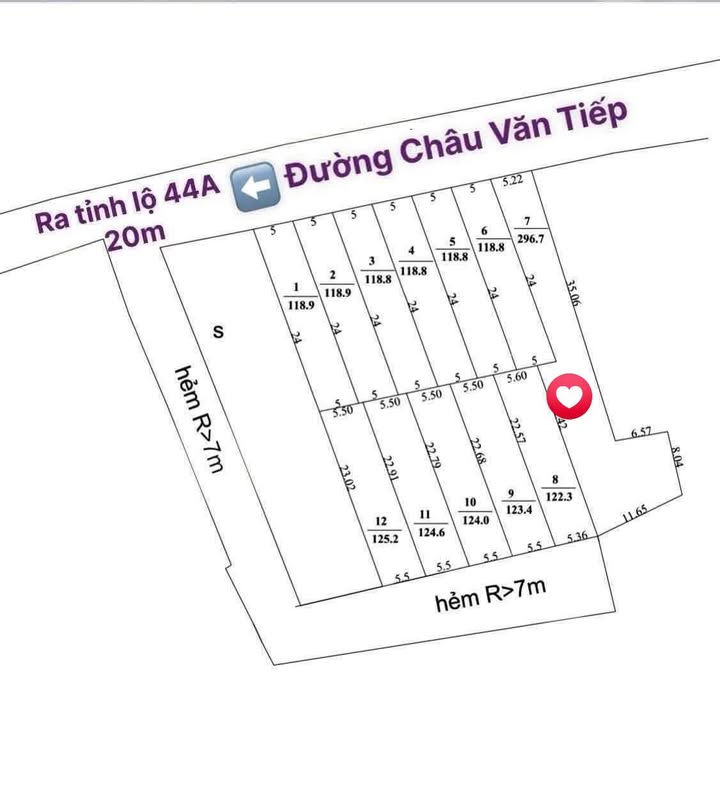 Đất mặt tiền Châu Văn Tiếp, Phước Hải 296,7 m² giá 1,98 tỷ - Đầu tư sinh lời ngay!