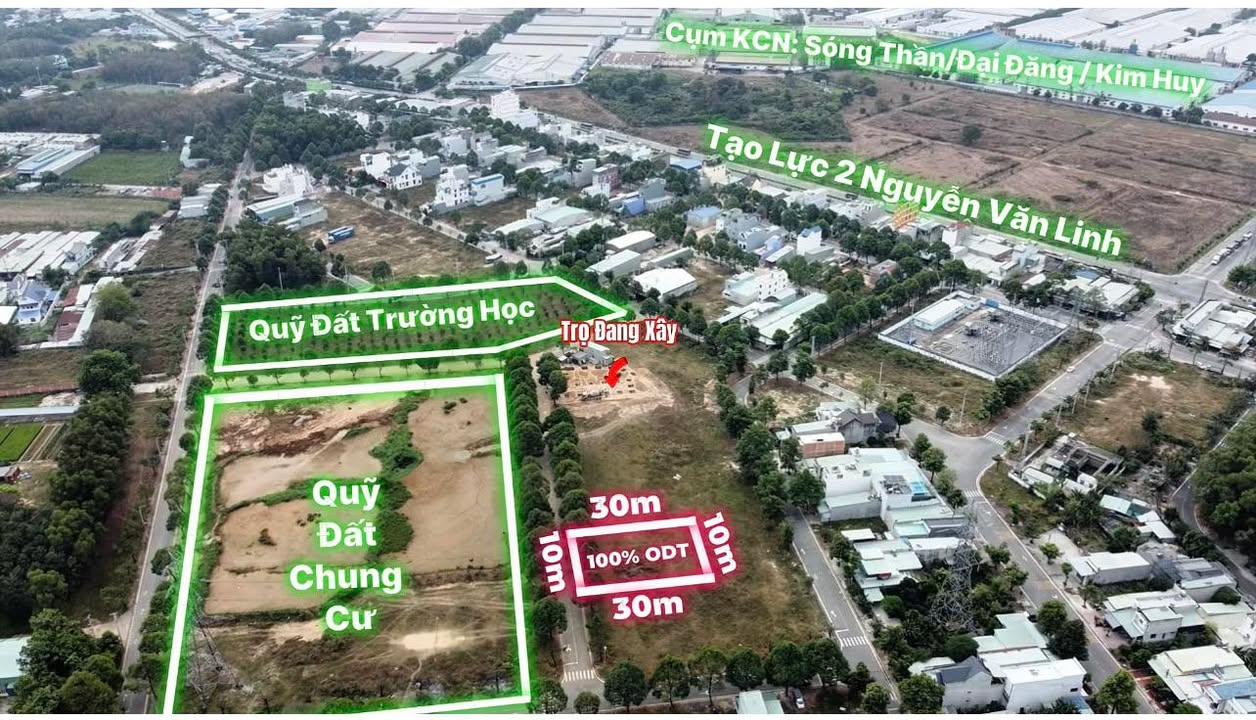 Đất nền Phú Chánh, Thủ Dầu Một 300m² giá 6.84 tỷ - Sổ đỏ chính chủ, xây dựng tự do!