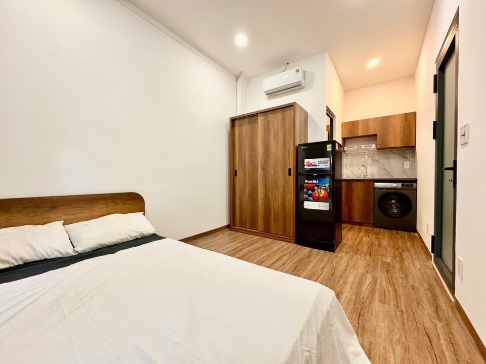 Căn hộ cho thuê Nguyễn Văn Đậu, Bình Thạnh 1PN - Máy giặt riêng, Full nội thất