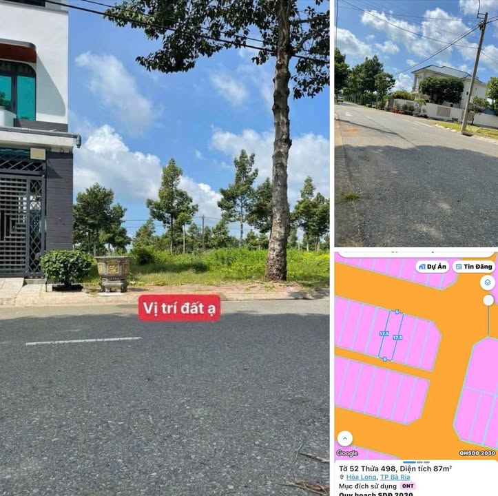 Đất thổ cư Lan Anh 2, Hòa Long, 100m² chỉ 1.279 tỷ - Cơ hội đầu tư tuyệt vời!