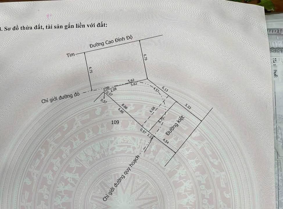 Đất 2 mặt tiền đường Cao Đình Độ, Huế 54m² giá 2 tỷ - Vị trí kinh doanh đắc địa!