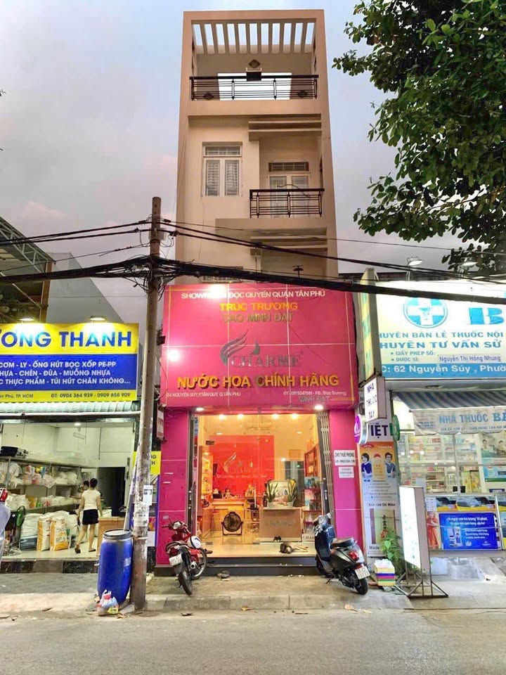 Nhà mặt tiền kinh doanh đường Nguyễn Suý, Tân Phú 72m² giá 14 tỷ - Cơ hội đầu tư hấp dẫn!