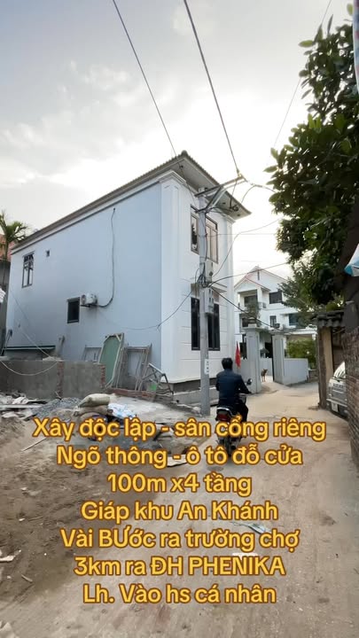 Nhà phố Dương Nội, Hà Đông 100m² giá 3.8 tỷ - Ô tô đỗ cửa, gần chợ và trường học!