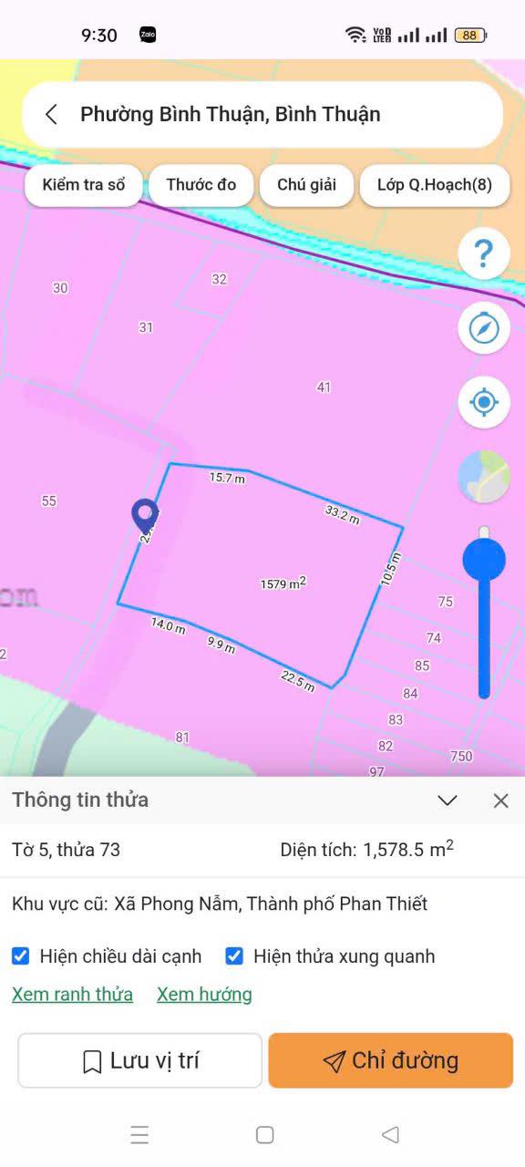 Đất thổ cư 1578m² Ngô Đức Tốn, Phan Thiết - Chính chủ bán gấp!