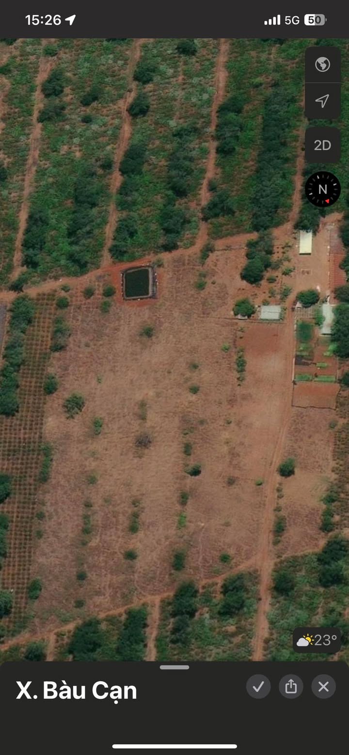 Đất cho thuê 2.4ha tại Bàu Cạn - Thích hợp đầu tư cây ngắn ngày!